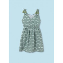 Vestido estampado - menta