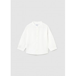 Camisa m/comp. linho gola pad