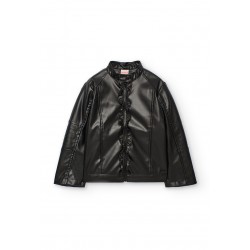 Blusão pele sintética para...