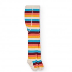 Collants às riscas para o...