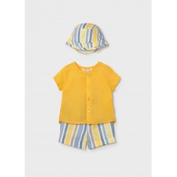 Conj. calção e chapéu