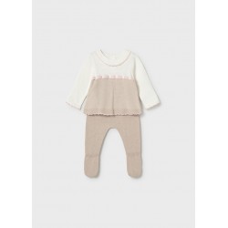 Conj.polaina tricot - topeira