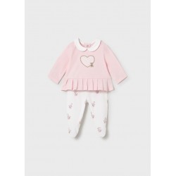 Conj. vestir - rosa baby