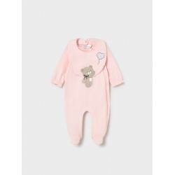 Conj. Babygrow - rosa baby