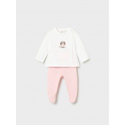 Conj.polaina - rosa baby